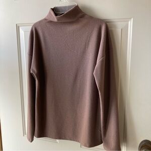 a new day Women's Soft Brown Turtleneck Sweater - Size XS